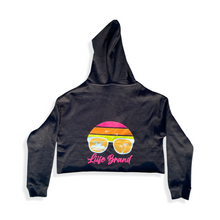 Load image into Gallery viewer, Black Crop Hoodie
