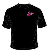 Load image into Gallery viewer, Black with Pink Logo - Unisex Tee
